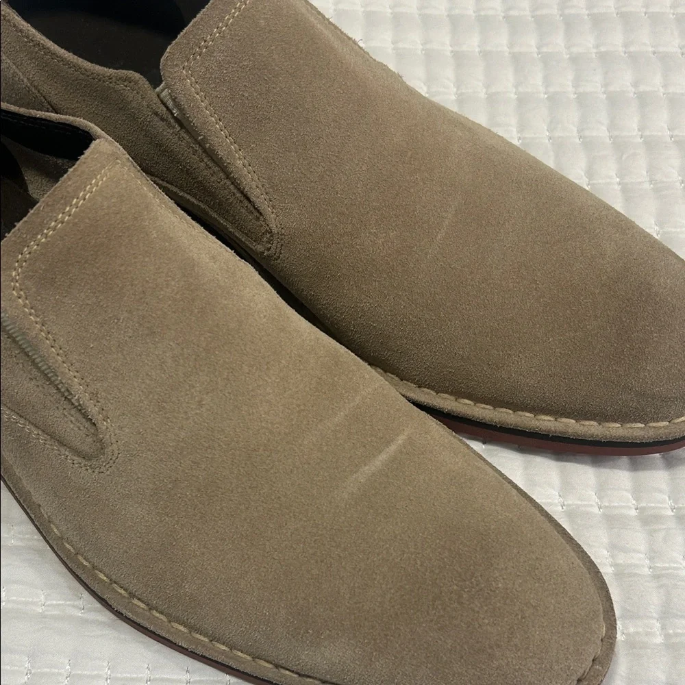 Cole Haan Men's Tan Suede Slip-Ons Loafers size 13M